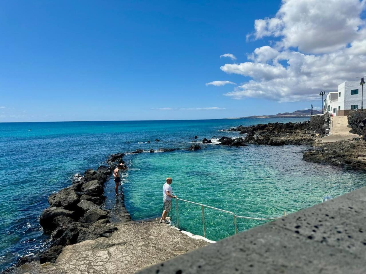 Gran Terraza 1 Minuto De Las Piscinas Naturales Punta Mujeres エクステリア 写真