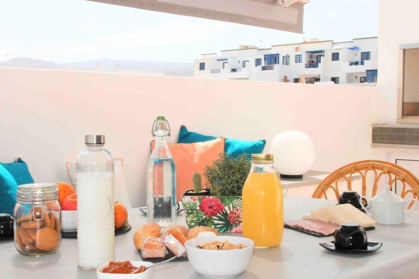 Gran Terraza 1 Minuto De Las Piscinas Naturales Punta Mujeres エクステリア 写真